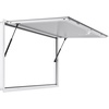 image:imageVEVOR Concession Window Aluminum Alloy Frame Service Windows for Food Truck Up to 85 Degrees Stand Serving Window with Awning Door and Drag Hook 4 leftampright sliding windowsno glass 48 W x 36 Hwhole piece
