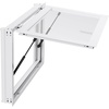 image:imageVEVOR Concession Window Aluminum Alloy Frame Service Windows for Food Truck Up to 85 Degrees Stand Serving Window with Awning Door and Drag Hook 4 leftampright sliding windowsno glass 48 W x 36 H2 leftright sliding Screens
