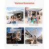 image:imageVEVOR Concession Window Aluminum Alloy Frame Service Windows for Food Truck Up to 85 Degrees Stand Serving Window with Awning Door and Drag Hook 4 leftampright sliding windowsno glass 48 W x 36 H4 leftright sliding Screens