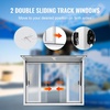 image:imageVEVOR Concession Window Aluminum Alloy Frame Service Windows for Food Truck Up to 85 Degrees Stand Serving Window with Awning Door and Drag Hook 4 leftampright sliding windowsno glass 48 W x 36 H4 leftright sliding Screens