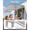 image:imageVEVOR Concession Window Aluminum Alloy Frame Service Windows for Food Truck Up to 85 Degrees Stand Serving Window with Awning Door and Drag Hook 4 leftampright sliding windowsno glass 48 W x 36 H4 leftright sliding Screens