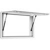 image:imageVEVOR Concession Window Aluminum Alloy Frame Service Windows for Food Truck Up to 85 Degrees Stand Serving Window with Awning Door and Drag Hook 4 leftampright sliding windowsno glass 48 W x 36 H2 leftright sliding Screens