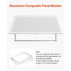 image:imageVEVOR Concession Window Aluminum Alloy Frame Service Windows for Food Truck Up to 85 Degrees Stand Serving Window with Awning Door and Drag Hook 4 leftampright sliding windowsno glass 48 W x 36 Hwhole piece