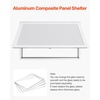 image:imageVEVOR Concession Window Aluminum Alloy Frame Service Windows for Food Truck Up to 85 Degrees Stand Serving Window with Awning Door and Drag Hook 4 leftampright sliding windowsno glass 48 W x 36 Hwhole piece