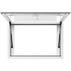 image:imageVEVOR Concession Window Aluminum Alloy Frame Service Windows for Food Truck Up to 85 Degrees Stand Serving Window with Awning Door and Drag Hook 4 leftampright sliding windowsno glass 48 W x 36 H2 leftright sliding Screens