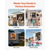 image:imageVEVOR Concession Window Aluminum Alloy Frame Service Windows for Food Truck Up to 85 Degrees Stand Serving Window with Awning Door and Drag Hook 4 leftampright sliding windowsno glass 48 W x 36 Hwhole piece