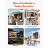 image:imageVEVOR Concession Window Aluminum Alloy Frame Service Windows for Food Truck Up to 85 Degrees Stand Serving Window with Awning Door and Drag Hook 4 leftampright sliding windowsno glass 48 W x 36 Hwhole glass