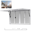 image:imageVEVOR Concession Window Aluminum Alloy Frame Service Windows for Food Truck Up to 85 Degrees Stand Serving Window with Awning Door and Drag Hook 4 leftampright sliding windowsno glass 48 W x 36 H4 leftright sliding Screens
