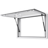 image:imageVEVOR Concession Window Aluminum Alloy Frame Service Windows for Food Truck Up to 85 Degrees Stand Serving Window with Awning Door and Drag Hook 4 leftampright sliding windowsno glass 48 W x 36 H2 leftright sliding Screens