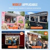 image:imageVEVOR Concession Window Aluminum Alloy Frame Service Windows for Food Truck Up to 85 Degrees Stand Serving Window with Awning Door and Drag Hookwhole piece 74x40inwhole piece with glass