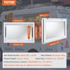 image:imageVEVOR Concession Window Aluminum Alloy Frame Service Windows for Food Truck Up to 85 Degrees Stand Serving Window with Awning Door and Drag Hookwhole piece 74x40inwhole piece with glass