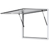 image:imageVEVOR Concession Window Aluminum Alloy Frame Service Windows for Food Truck Up to 85 Degrees Stand Serving Window with Awning Door and Drag Hookwhole piece 74x40inwhole piece
