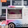 image:imageVEVOR Concession Window Aluminum Alloy Frame Service Windows for Food Truck Up to 85 Degrees Stand Serving Window with Awning Door and Drag Hookwhole piece 74x40inWhite