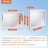 image:imageVEVOR Concession Window Aluminum Alloy Frame Service Windows for Food Truck Up to 85 Degrees Stand Serving Window with Awning Door and Drag Hookwhole piece 74x40inwhole piece