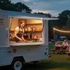image:imageVEVOR Concession Window Aluminum Alloy Frame Service Windows for Food Truck Up to 85 Degrees Stand Serving Window with Awning Door and Drag Hookwhole piece 74x40inwhole piece
