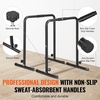 image:imageVEVOR Dip Bars 440 lbs Capacity Heave Duty Dip Stand Station with Adjustable Height Fitness Workout Dip Bar Station Stabilizer Parallette Push Up Stand Parallel Bars for Strength Training Home Gym