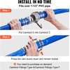image:imageVEVOR Discharge Hose 4 x 105 PVC Lay Flat Hose Heavy Duty Backwash Drain Hose with Clamps Weatherproof amp Burstproof Ideal for Swimming Pool amp Water Transfer Blue  for Swimming Pool Water Transfer Weatherproof amp Burstproof 642 in Flat Width 60 PSI Working Pressure with 2 Clamps Blue03 2 x 50 with connector