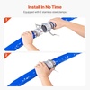 image:imageVEVOR Discharge Hose 4 x 105 PVC Lay Flat Hose Heavy Duty Backwash Drain Hose with Clamps Weatherproof amp Burstproof Ideal for Swimming Pool amp Water Transfer Blue  for Swimming Pool Water Transfer Weatherproof amp Burstproof 642 in Flat Width 60 PSI Working Pressure with 2 Clamps Blue2 x 100 with connector