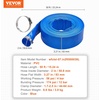 image:imageVEVOR Discharge Hose 4 x 105 PVC Lay Flat Hose Heavy Duty Backwash Drain Hose with Clamps Weatherproof amp Burstproof Ideal for Swimming Pool amp Water Transfer Blue  for Swimming Pool Water Transfer Weatherproof amp Burstproof 642 in Flat Width 60 PSI Working Pressure with 2 Clamps Blue02 2 x 50