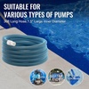 image:imageVEVOR Discharge Hose 4 x 105 PVC Lay Flat Hose Heavy Duty Backwash Drain Hose with Clamps Weatherproof amp Burstproof Ideal for Swimming Pool amp Water Transfer Blue  for Swimming Pool Water Transfer Weatherproof amp Burstproof 642 in Flat Width 60 PSI Working Pressure with 2 Clamps Blue01 15 x30