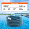 image:imageVEVOR Discharge Hose 4 x 105 PVC Lay Flat Hose Heavy Duty Backwash Drain Hose with Clamps Weatherproof amp Burstproof Ideal for Swimming Pool amp Water Transfer Blue  for Swimming Pool Water Transfer Weatherproof amp Burstproof 642 in Flat Width 60 PSI Working Pressure with 2 Clamps Blue01 15 x30