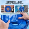 image:imageVEVOR Discharge Hose 4 x 105 PVC Lay Flat Hose Heavy Duty Backwash Drain Hose with Clamps Weatherproof amp Burstproof Ideal for Swimming Pool amp Water Transfer Blue  for Swimming Pool Water Transfer Weatherproof amp Burstproof 642 in Flat Width 60 PSI Working Pressure with 2 Clamps Blue03 2 x 50 with connector