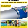 image:imageVEVOR Discharge Hose 4 x 105 PVC Lay Flat Hose Heavy Duty Backwash Drain Hose with Clamps Weatherproof amp Burstproof Ideal for Swimming Pool amp Water Transfer Blue  for Swimming Pool Water Transfer Weatherproof amp Burstproof 642 in Flat Width 60 PSI Working Pressure with 2 Clamps Blue3 x 50