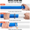 image:imageVEVOR Discharge Hose 4 x 105 PVC Lay Flat Hose Heavy Duty Backwash Drain Hose with Clamps Weatherproof amp Burstproof Ideal for Swimming Pool amp Water Transfer Blue  for Swimming Pool Water Transfer Weatherproof amp Burstproof 642 in Flat Width 60 PSI Working Pressure with 2 Clamps Blue02 2 x 50