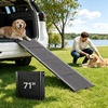 image:imageVEVOR Dog Ramp for Cars 71 L x 20 W Folding Pet Ramps for Medium amp Large Dogs up to 250lbs Pet Stair Ramp with NonSlip Oxford Fabric Surface Portable Outdoor Dog Car Ramps for SUV amp TruckClassic