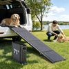 image:imageVEVOR Dog Ramp for Cars 71 L x 20 W Folding Pet Ramps for Medium amp Large Dogs up to 250lbs Pet Stair Ramp with NonSlip Oxford Fabric Surface Portable Outdoor Dog Car Ramps for SUV amp TruckClassic