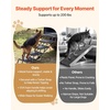 image:imageVEVOR Dog Stairs for Car 4 Steps Extra Wide Foldable Dog Ramp for Large Dogs with NonSlip Rug Surface Portable Lightweight Pet Ladder for Car SUV Truck High Beds Sofas Support up to 200 lbs5 Steps