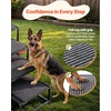image:imageVEVOR Dog Stairs for Car 4 Steps Extra Wide Foldable Dog Ramp for Large Dogs with NonSlip Rug Surface Portable Lightweight Pet Ladder for Car SUV Truck High Beds Sofas Support up to 200 lbs4 StepsFelt Grip