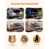 image:imageVEVOR Dog Stairs for Car 4 Steps Extra Wide Foldable Dog Ramp for Large Dogs with NonSlip Rug Surface Portable Lightweight Pet Ladder for Car SUV Truck High Beds Sofas Support up to 200 lbs4 StepsDripcoated