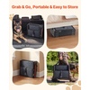 image:imageVEVOR Dog Stairs for Car 4 Steps Extra Wide Foldable Dog Ramp for Large Dogs with NonSlip Rug Surface Portable Lightweight Pet Ladder for Car SUV Truck High Beds Sofas Support up to 200 lbs4 StepsFelt Grip