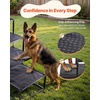 image:imageVEVOR Dog Stairs for Car 4 Steps Extra Wide Foldable Dog Ramp for Large Dogs with NonSlip Rug Surface Portable Lightweight Pet Ladder for Car SUV Truck High Beds Sofas Support up to 200 lbs4 StepsDripcoated