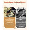image:imageVEVOR Dog Stairs for Car 4 Steps Extra Wide Foldable Dog Ramp for Large Dogs with NonSlip Rug Surface Portable Lightweight Pet Ladder for Car SUV Truck High Beds Sofas Support up to 200 lbs4 StepsGrasslike