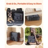 image:imageVEVOR Dog Stairs for Car 4 Steps Extra Wide Foldable Dog Ramp for Large Dogs with NonSlip Rug Surface Portable Lightweight Pet Ladder for Car SUV Truck High Beds Sofas Support up to 200 lbs5 Steps