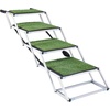 image:imageVEVOR Dog Stairs for Car 4 Steps Extra Wide Foldable Dog Ramp for Large Dogs with NonSlip Rug Surface Portable Lightweight Pet Ladder for Car SUV Truck High Beds Sofas Support up to 200 lbs4 StepsGrasslike