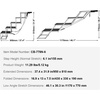 image:imageVEVOR Dog Stairs for Car Wide 5StepsFolding Dog Car Ramp with Nonslip Surface Portable Pet Steps Lightweight Aluminum for Car SUV and Truck Supports up to 150 lbs5 Steps