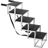 image:imageVEVOR Dog Stairs for Car Wide 5StepsFolding Dog Car Ramp with Nonslip Surface Portable Pet Steps Lightweight Aluminum for Car SUV and Truck Supports up to 150 lbs5 Steps