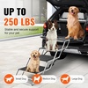 image:imageVEVOR Dog Stairs for Car Wide 5StepsFolding Dog Car Ramp with Nonslip Surface Portable Pet Steps Lightweight Aluminum for Car SUV and Truck Supports up to 150 lbs4 Steps