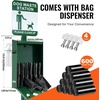 image:imageVEVOR Dog Waste Station 115 Gallon Pet Waste Station with Hand Wash Bottle Lockable Bag Dispenser 50 Can Liners amp 600 Waste Bags Outdoor Pet Poop Station for Commercial Use Parks BackyardPet Waste Station with Bottle