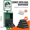 image:imageVEVOR Dog Waste Station 115 Gallon Pet Waste Station with Hand Wash Bottle Lockable Bag Dispenser 50 Can Liners amp 600 Waste Bags Outdoor Pet Poop Station for Commercial Use Parks BackyardPet Waste Station