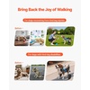 image:imageVEVOR Dog Wheelchair for Back Legs Lightweight 2 Wheels Pet Wheelchair Height Width amp Length Adjustable Dog Cart with ShockAbsorbing Wheels for Injured Disabled DogsSmall up to 22lbs