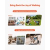 image:imageVEVOR Dog Wheelchair for Back Legs Lightweight 2 Wheels Pet Wheelchair Height Width amp Length Adjustable Dog Cart with ShockAbsorbing Wheels for Injured Disabled DogsMedium up to 22lbs
