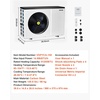 image:imageVEVOR Electric Pool Heat Pump 35830 BTU Fits 660513209 Gallon Above amp InGround Pools Low Noise Heating amp Cooling EnergySaving Water Heater AC208230V 60Hz51200 BTU