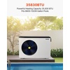 image:imageVEVOR Electric Pool Heat Pump 35830 BTU Fits 660513209 Gallon Above amp InGround Pools Low Noise Heating amp Cooling EnergySaving Water Heater AC208230V 60Hz35830 BTU