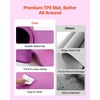 image:imageVEVOR Gymnastic Bars for Kids 140 lbs Capacity Folding Training Kip Bar with Mat Adjustable Height Gymnastic Horizontal Bar for Home Training Equipment for Indoor Outdoor Easy to Assemble Purple
