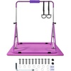 image:imageVEVOR Gymnastic Bars for Kids 140 lbs Capacity Folding Training Kip Bar with Mat Adjustable Height Gymnastic Horizontal Bar for Home Training Equipment for Indoor Outdoor Easy to Assemble Purple