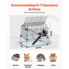 image:imageVEVOR Hamster Cage 360 Viewing Transparent Hamster Habitats Small Animal Cage228L x 150W x 213H